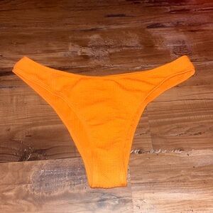 orange swim suits bottoms, shein, size large